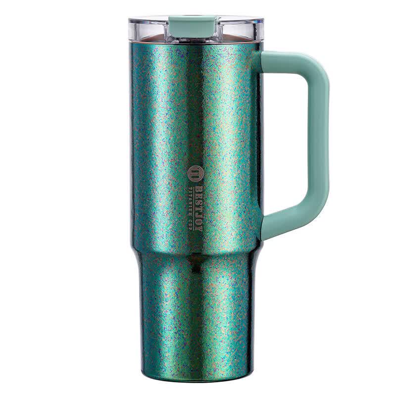 FUGUANG Shi Xi Zhi Zun Pure Titanium Insulated Coffee Mug 1000ml