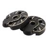 2pcs Portal Cover Plates Brass Portal Covers Weights for Capra for SCX10 III 1/10 RC Crawler Car Fro