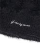 YESEYESEE Hairy Knit Beanie Black