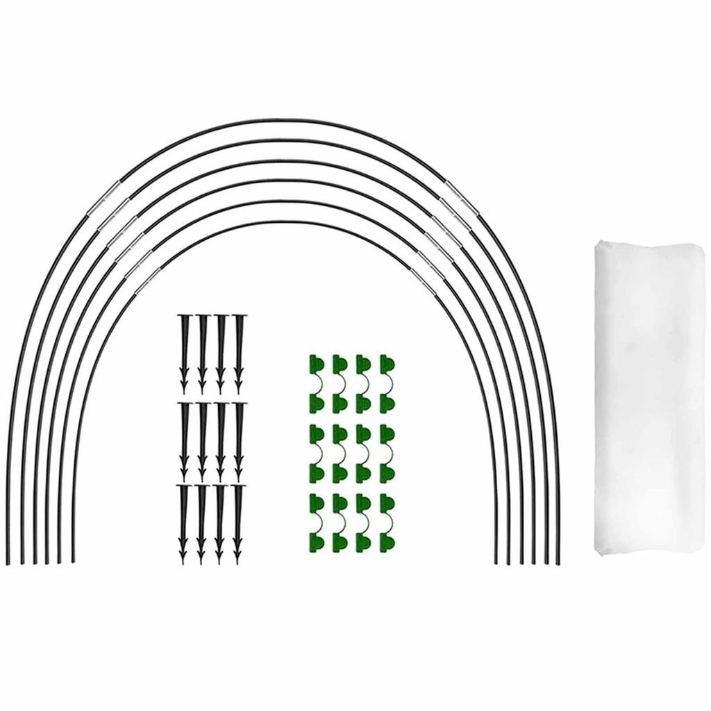 Garden Insect-Proof Net Set – Plant, Fruit & Flower Greenhouse , Bird & Animal Guard for Seedlings & Small Arched Sheds