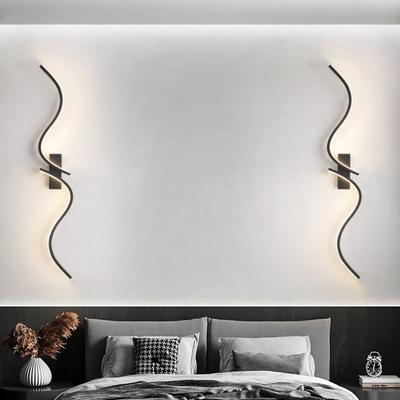 Modern Minimalist Wall Lamp Long Strip Led Wall Sconce Living Room TV Background Bedroom Stair Home Indoor Lighting Fixture