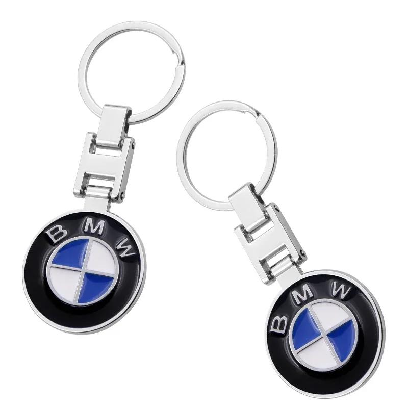 BAGJ1 1pc car badge emblem keychain metal Car key ring car decoration keychain For Bmw e46 e90 e60 e39 f30 e36 f10 f20 e87 e92 styling