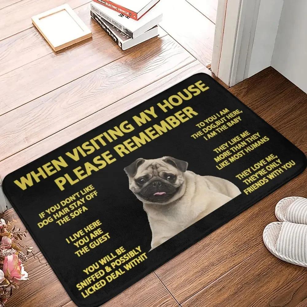 Puppy Pattern Rug Belgian Shepherd Dog Front Floor Door Entrance Mats Outdoor Kitchen Bathroom Doormat Bedroom Carpet Rug