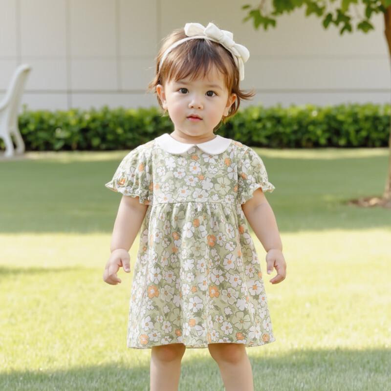 

Baby Girl Floral Princess Dress 100