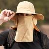 Bucket Hat Neck Protection Headgear Sun Sombrero Outdoor Travel Occupation Backpacking