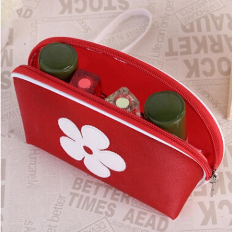 Buy Bag With Zipper Portable Women Shell Shape Cosmetic Case Pouch