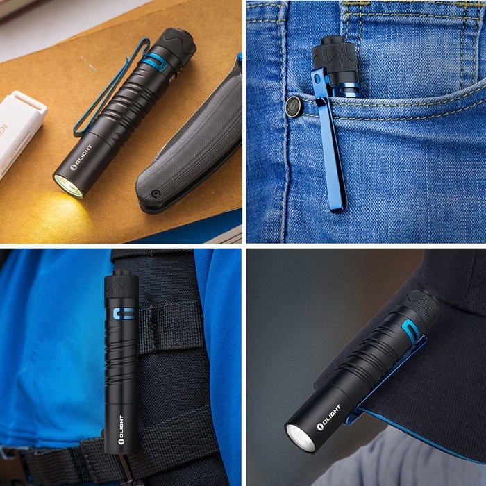 Lampe de poche - OLIGHT - O-I5RbK-GD-DE-FBA - 350 lumens - Rechargeable USB - 80 g