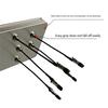 A84X-12Pcs Model Painting Stand Base Holder Magnetic Bendable Alligator Clip Sticks Set Modeling Tools For Airbrush