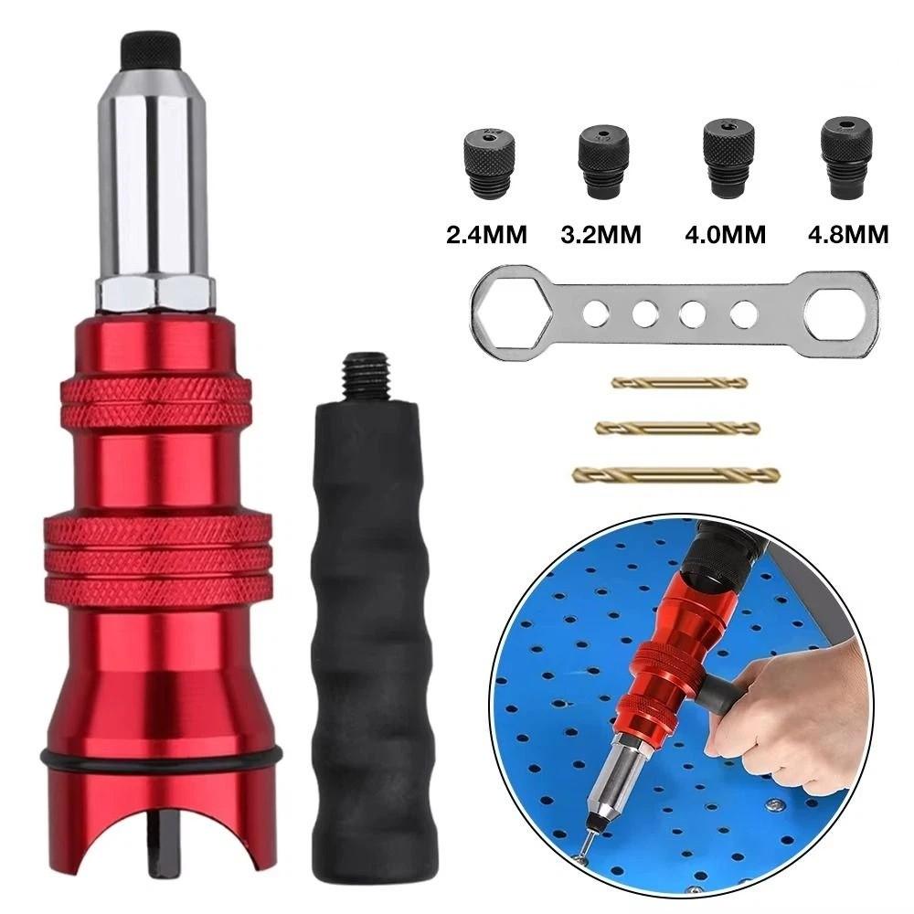 Removable Plastic Handle Electric Rivet Aluminum Zinc Zinc Alloy Cordless Rivet Riveting Machine Furniture