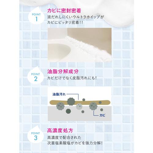 Clean Planet Bathroom Mold Cleaner Ultra Whip Spray 400ml Professional