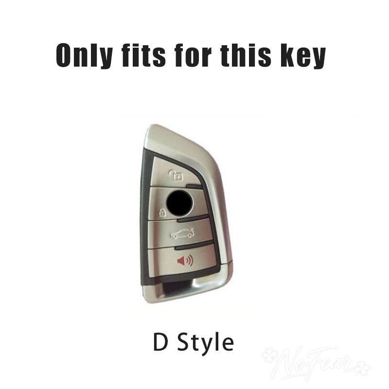 AAAXF1 Car Zinc Alloy Key Shell Key Case Holder Shell For BMW F20 G20 G30 X1 X3 X4 X5 G05 X6 X7 G11 F15 F16 G01 G02 F48 Car stickers