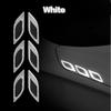 Reflective Sticker Warning Tape for Car Hood Eyebrow Reflector Adhesive Carbon Fiber Universal Safety Decal Vehicle Exterior