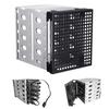 5 Slots 3.5inch HDD Cage Rack SATA SAS Hard Driver Tray Caddy