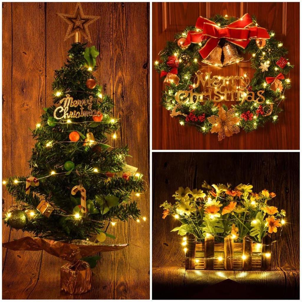 30/100/200m LED Copper Wire String Lights Street Fairy Lights Garland Led Remote Outdoor Christmas Tree Garden Wedding Party Patio Decor Light