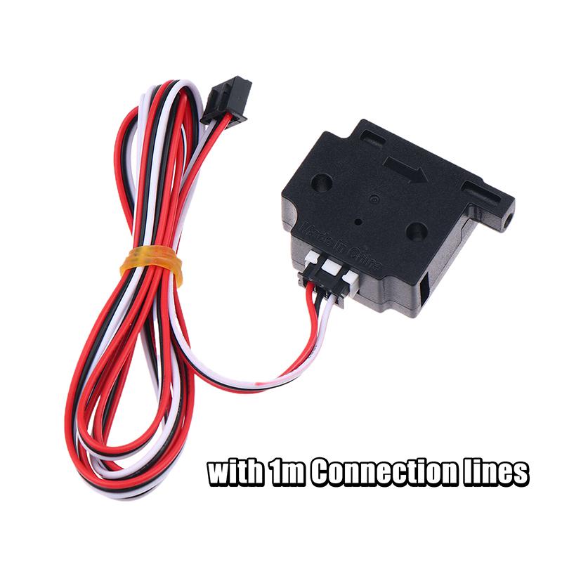 

1Pc 3D Printer Parts Material Detection Module For Lerdge Board 1.75Mm Black Filament Detecting Module Monitor Sensor чёрный
