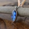 Labradorite Necklace, Sterling Silver Labradorite Pendant, Labradorite Fancy Necklace, High Flash Labradorite, Personalized Gift , Necklace