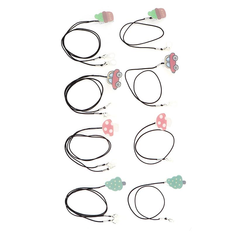 Cordino per apparecchi acustici alla moda, adorabile, clip per apparecchi acustici BTE, per bambini, anziani, anti-perso, doppio orecchio