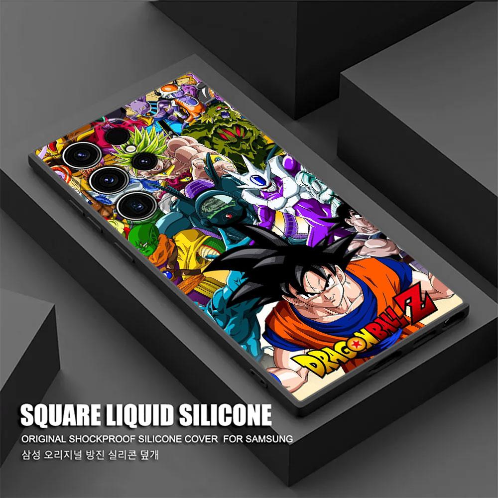 D-Dragon Ball Goku Logo Phone Case For Samsung Galaxy S25 S24 S23 S20 S21 FE S26 S22 Ultra 5G S26 Plus S25FE Soft Silicone Cover