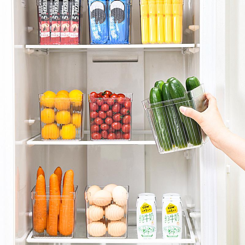 Refrigerator Side Door Fresh-Keeping and Freezer Storage Box