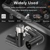 Xiatiaosann XLR Angle Adapter 3 Pin Dual Male Female Connector 90 Degree Adjustable 4 Different Angle Right Left Plug Socket Mixer Microphone Audio