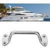  Large 5.81" 316 Stainless Steel Marine Door Handle – Heavy-Duty Mirror Polish – For Yachts, Boats, RVs, Bathrooms – 4-Hole Mount