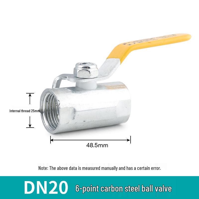 

Stainless Steel High-Temperature Steam Ball Valve, Internal Thread Gate, Available in 4 Points, 6 Points, and 1 Inch (DN15)