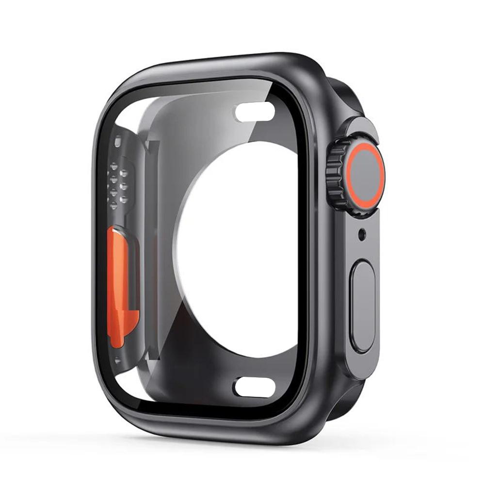 Coque Protection Écran pour Apple Watch Cover 46mm 42mm 45mm 44mm 41mm 40mm Pare-chocs Protecteur Dur en PC pour Iwatch 11 10 9 8 7 6 5 SE