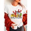 Let The Good Times Boil Print T-Shirt, Short Sleeve Crew Neck Casual Top for Summer & Spring, Women'S Clothing