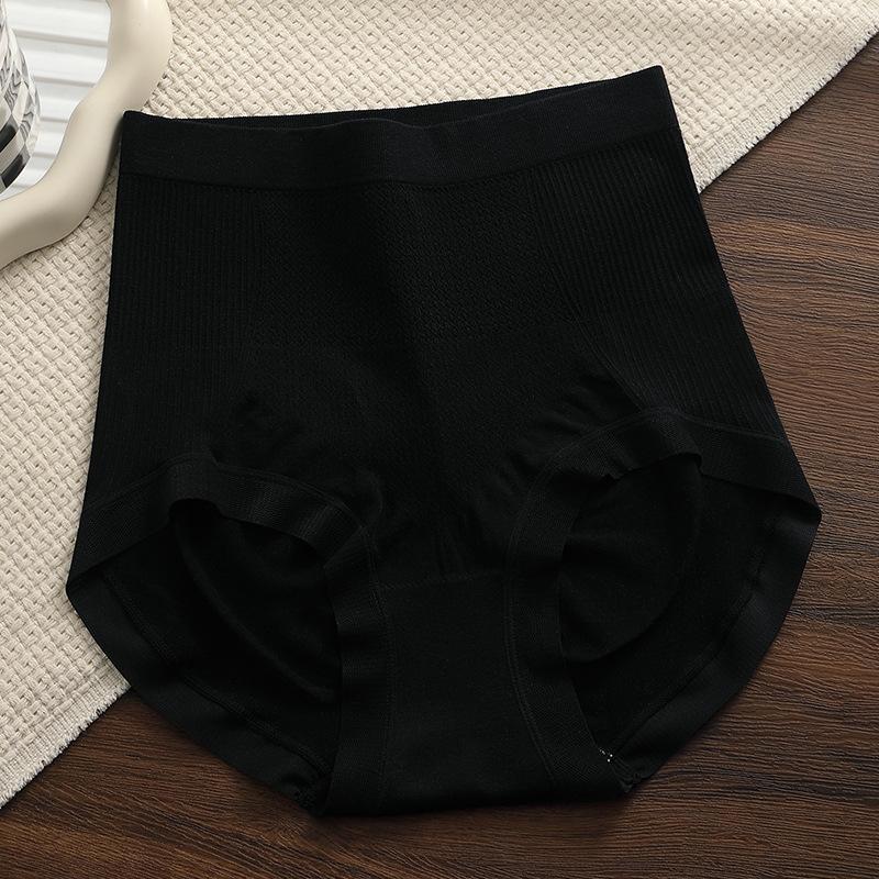 Plus Size Women's New Cotton Anti-bacterial Crotch High Waist Belly Triangle Briefs