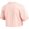 Adidas Originals Coeeze Comfortable Casual Soft Short Sleeve Regular T-Shirt Women Tops Pink DU2351