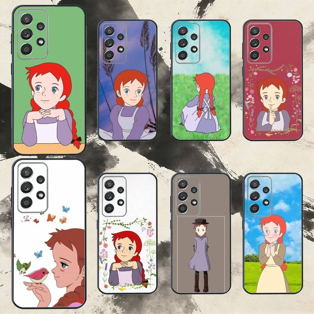 Anne of Green Gables Anne Shirley Phone Case For Samsung S25,S24,S21,S22,S23,S30,Ultra,S20,Plus,Fe,Note,10,9,5G Black Cover