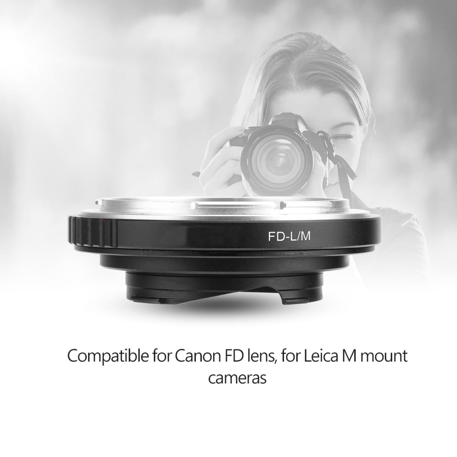 

Адаптер крепления FD LM для объектива Canon FD Mount для камеры Leica M для адаптера TECHART LM-EA7
