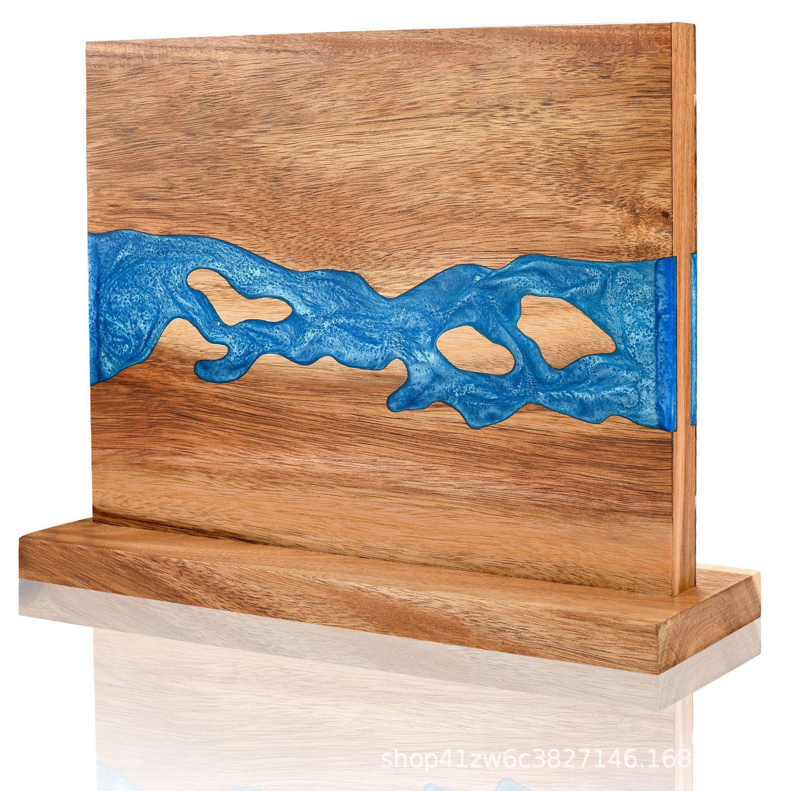 Acacia Wood Magnetic Knife Holder &
