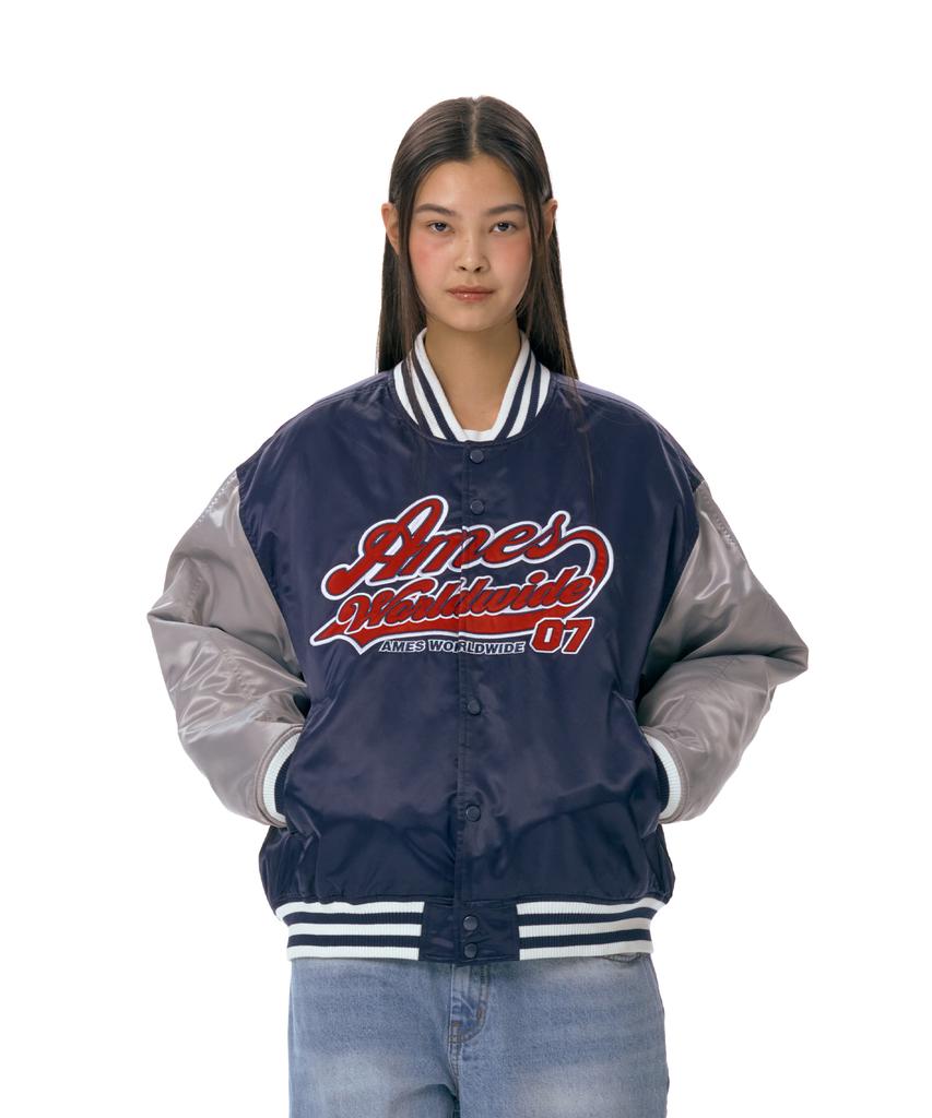 Ames-Worldwide Ames Stadium Jacket Navy (Am2Esuj240A)