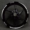 12pcs Car 18-21in Rim Protective Decal Tape Wheel Reflective Warning Strip Tire Sports Styling Decoration Sticker Accessories