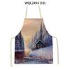 Kitchen Apron for Women Mountain Forest Scenery Adult Kids Cooking Apron Household Cleaning Supplies Pinafore Sleeveless Aprons