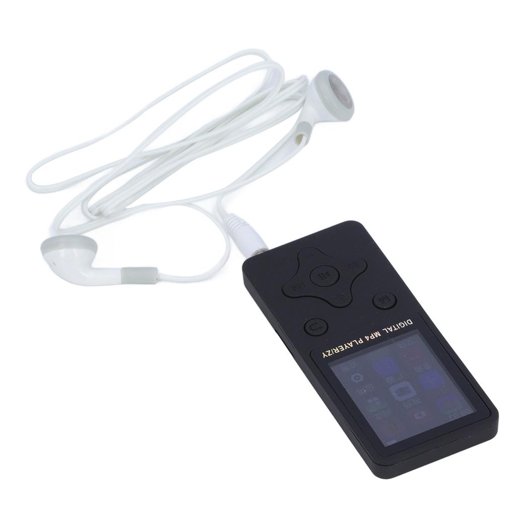 32GB MP3 MP4 přehrávač s Bluetooth 5.0 1,8palcovým displejem Přenosný HiFi hudební přehrávač s reproduktorem