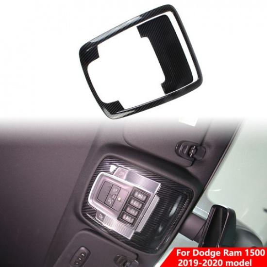 Carbon Fiber Style Roof Headlight Switch Button Panel Cover Trim For Dodge Ram