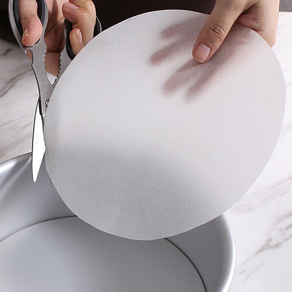 20 Stück Pergament Backpapier Rund 6 Zoll 8 Zoll Antihaft Backpapier für Kuchen- und Plätzchenbacken