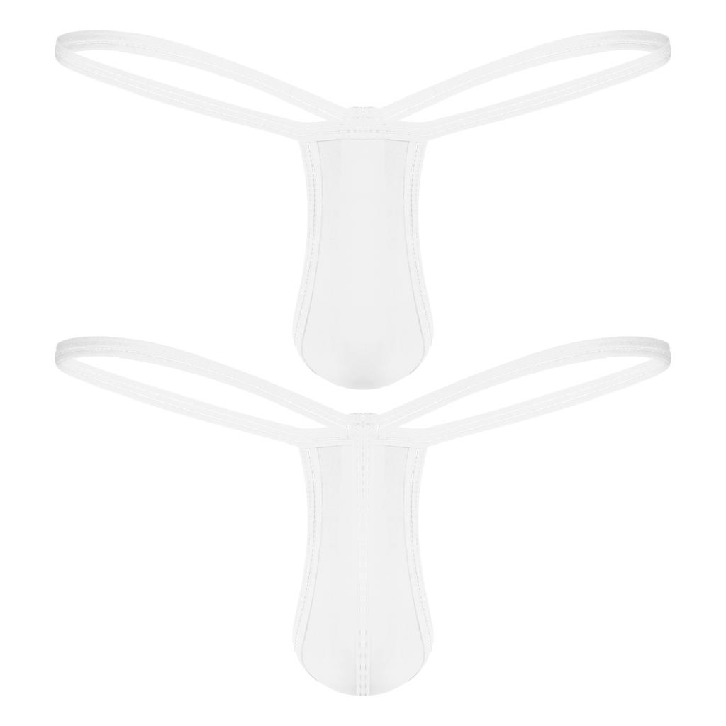 Mens Bulge Pouch Thong Mini T-back Low Rise G-string Underpants Underwear