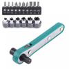 1 4  Wrench Screwdriver Ratchet Handle with Interchangeable Driver Bits and Sockets