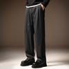High-end Old Money Style Striped Retro Casual Pants Men's Autumn and Winter New Loose Straight Drop Feeling Commuter Suit Men's Pants