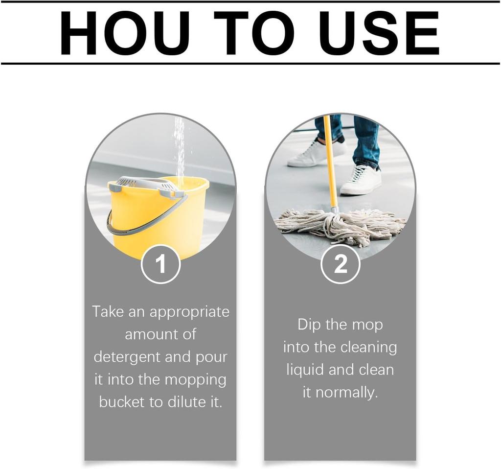 120ml Floor Cleaner Powerful Solution for Effective Stain Removal for Hardwood Multifunctional Floor Cleaner