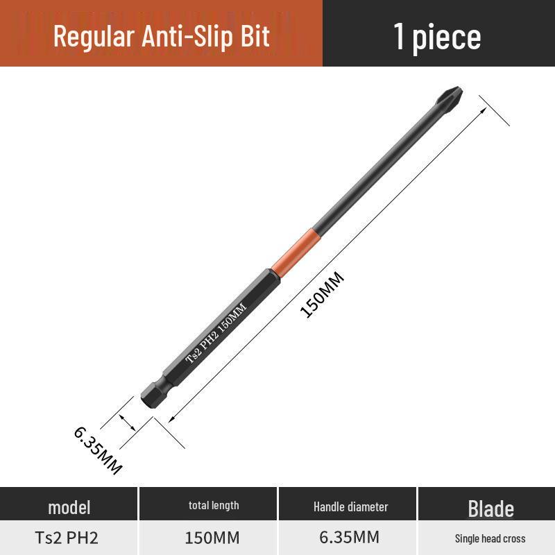 Strong Magnetic Non-Slip Tungsten Steel Phillips Bit Hex Screwdriver Set