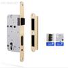 Gold Zinc Alloy Bedroom Door Lock Interior Wooden Door Handle Lock Body Set Mute Security Door Lock Home Hardware with Key