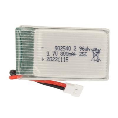RC Quadcopter Drone Battery 3.7V 800mAh Rechargeable Lithium Battery With XH2.54 Plug for Cheerson