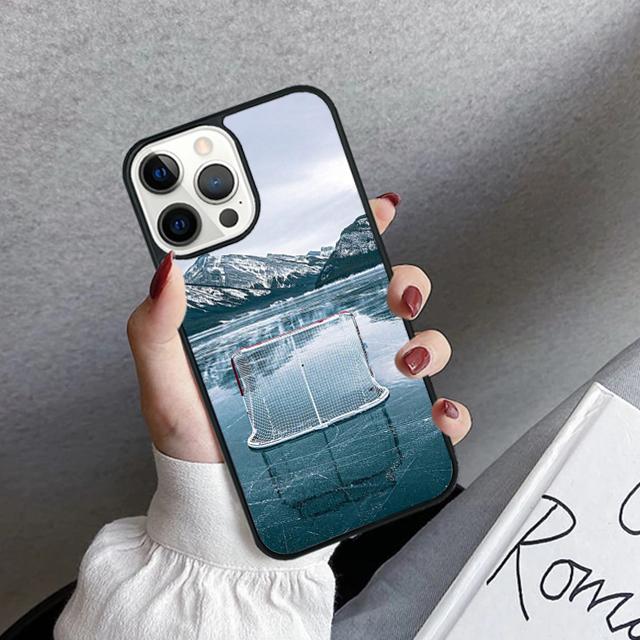 Ice Hockey Rink Phone Case Cover For iPhone 17 Air 16 15 14 plus 11 12 13 pro max coque Shell Fundas