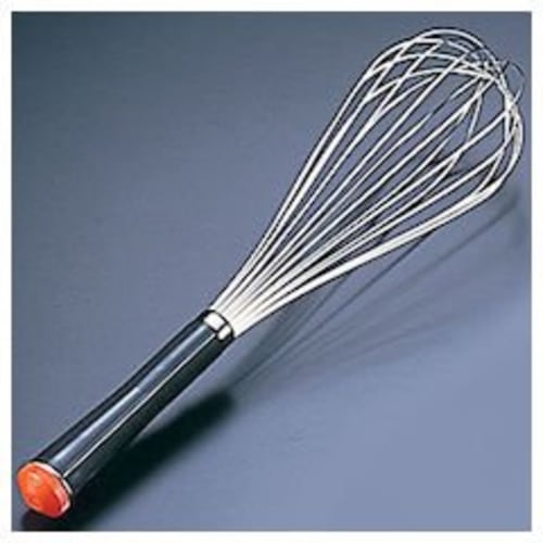 Kotobuki Seiki Black Whisk #10, Stainless Steel, Nylon Resin, Made In Japan, BAW03010