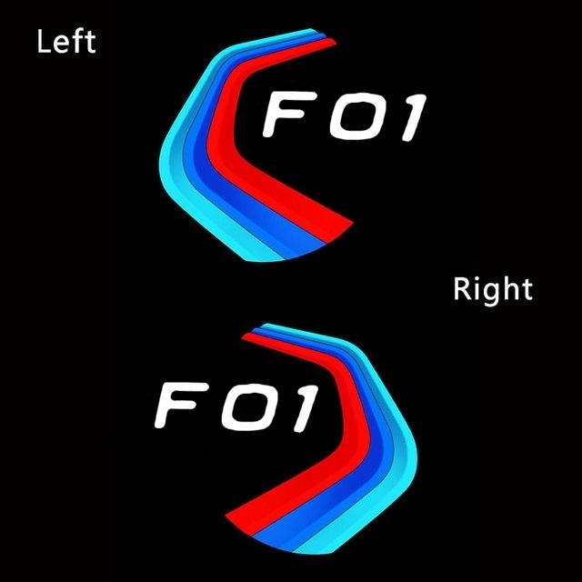 2PCS LED Car Door Welcome Lights for BMW 7 Series F01 2008-2015 730i 740i 750i 760i Projector Ghost Shadow Lamp Accessories