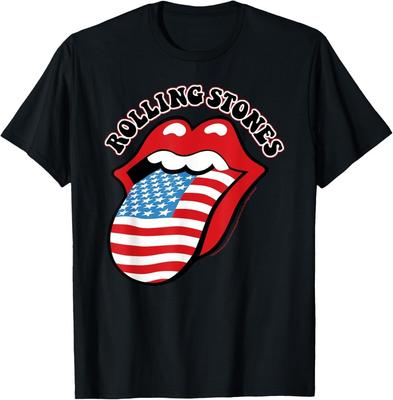 Rolling Stones Official Vintage US Tongue T-Shirt